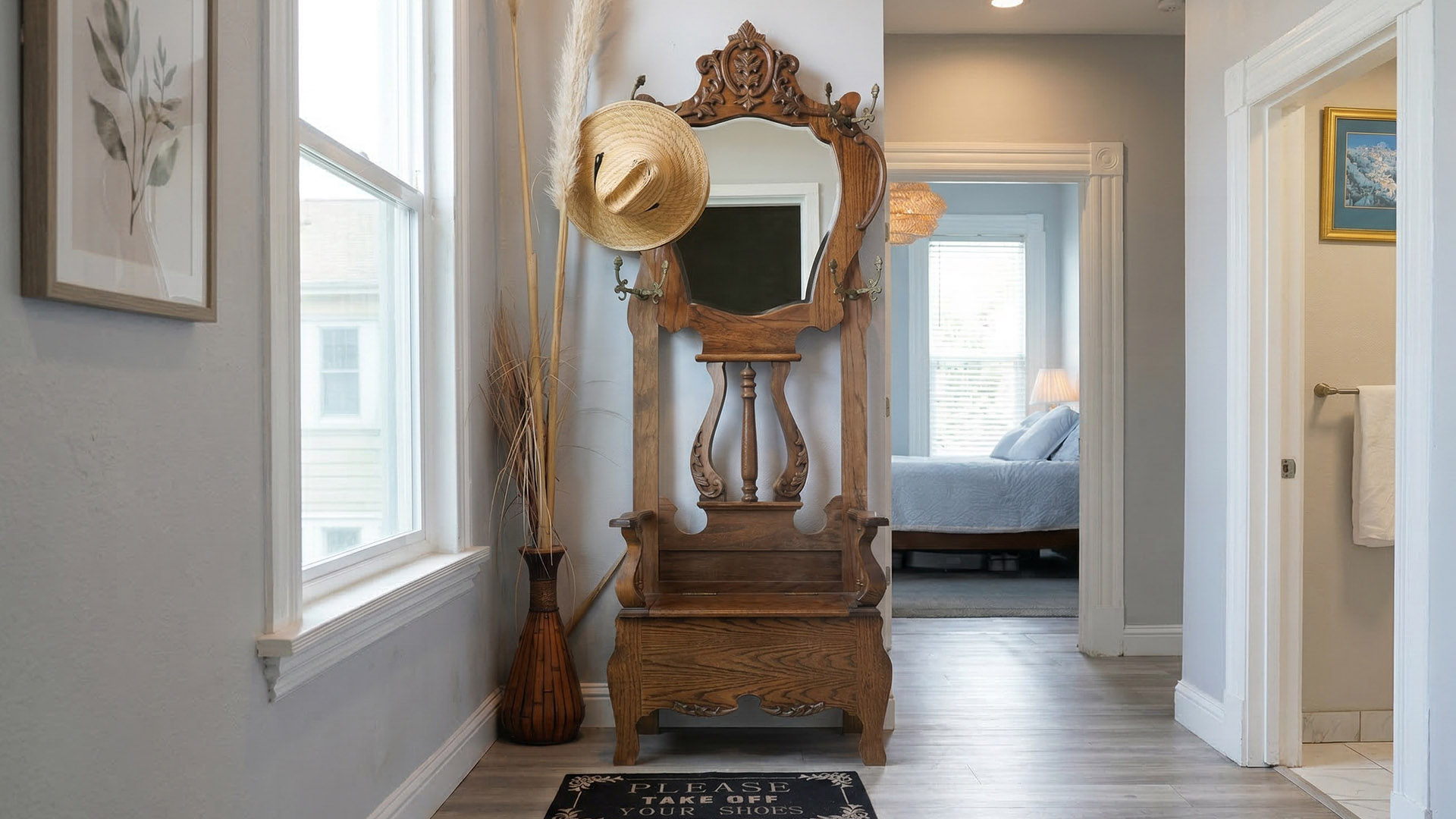 Warm editorial whole-home virtual staging for modern buyers